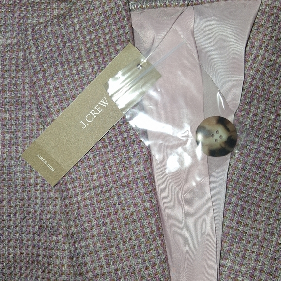 NWT ​J. Crew Parke Blazer Size 6 Moon British Wool Tweed Pink/Gray Jacket! - Picture 10 of 16